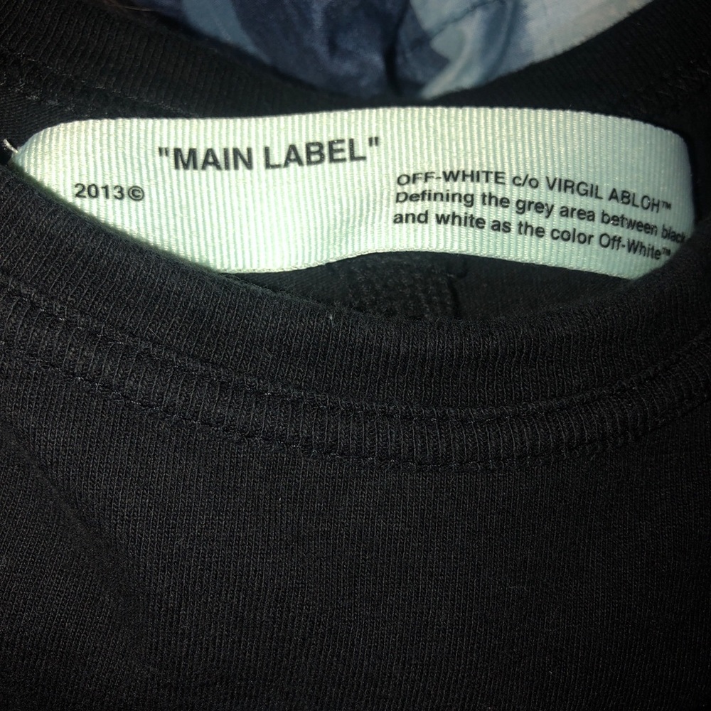 off white firetape shirt